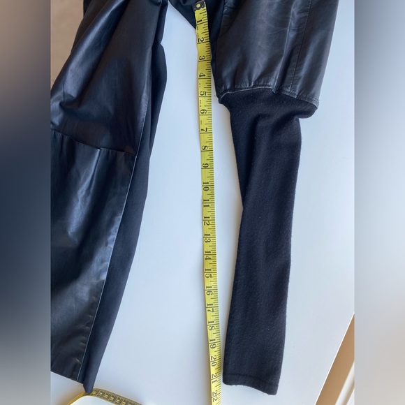 ANNETTE GORTZ Black Leather Dress Euro Size 44 US Large - Picture 4 of 15